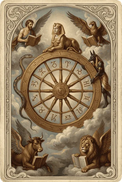 韋特塔羅命運之輪 Wheel of Fortune